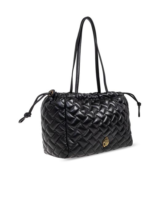 Kurt Geiger Black Shopper Bag "Kensington String"