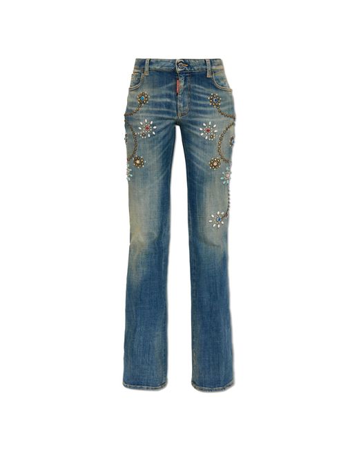 DSquared² Blue Flare Jeans