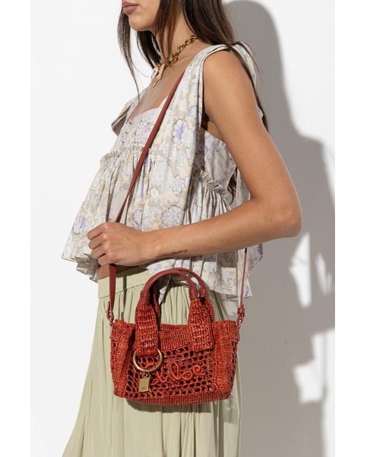 Chloé Red "Summer Banana Mini" Bag