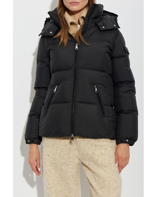 Moncler Black Quilted Jacket 'Fourmines'