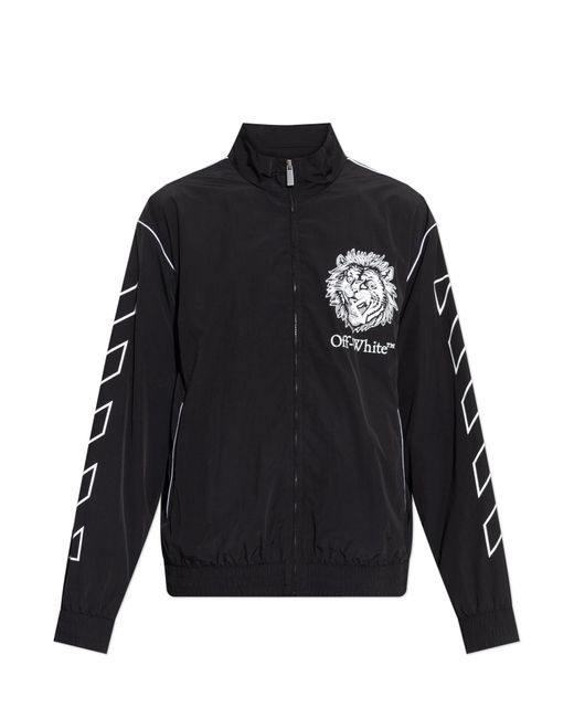 Off-White c/o Virgil Abloh Black Jacket With Print for men