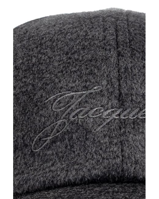 Jacquemus Black Wool Beanie