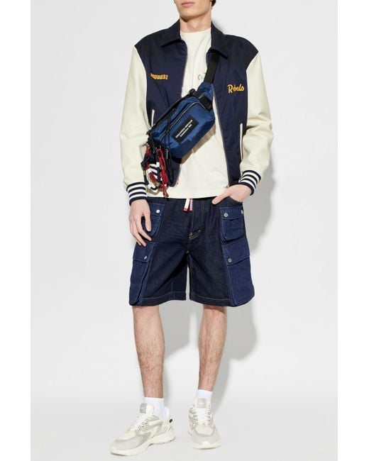 DSquared² Blue 'Cargo' Shorts for men