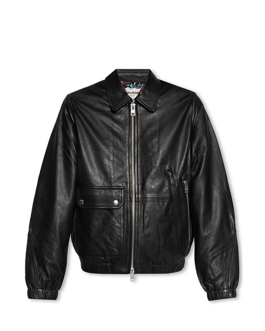 Zadig & Voltaire Black 'lyssa' Leather Jacket