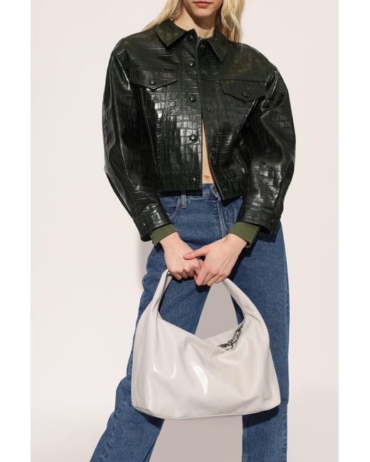 Furla Gray 'ginger Large' Hobo Bag