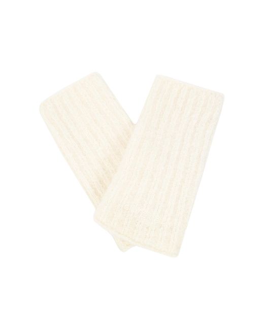 Givenchy White Fingerless Gloves