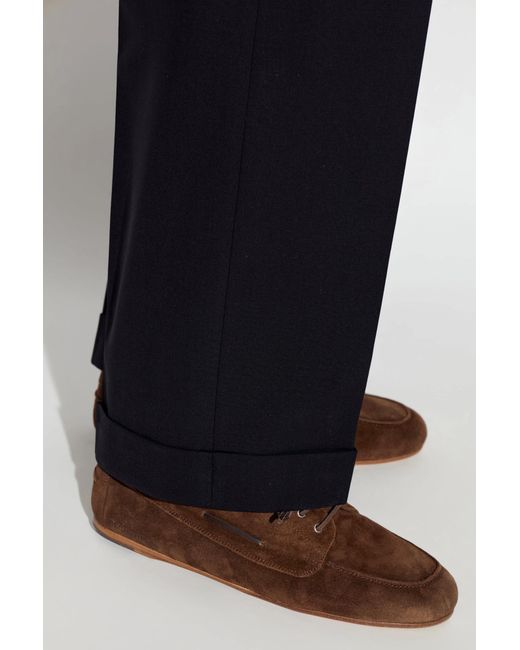 DSquared² Brown Suede Shoes for men