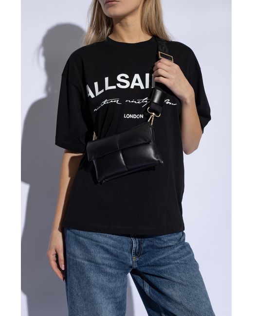 AllSaints Black 'ezra' Shoulder Bag,