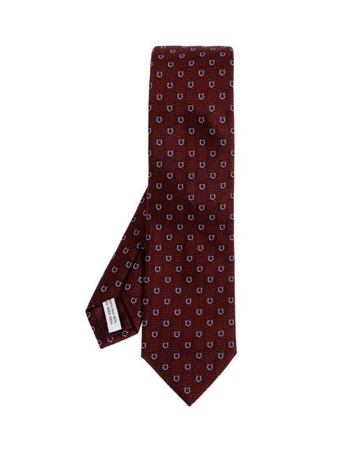 Ferragamo Purple Silk Tie for men