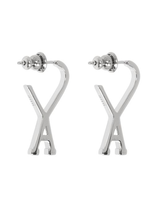 AMI Brown Brass Earrings