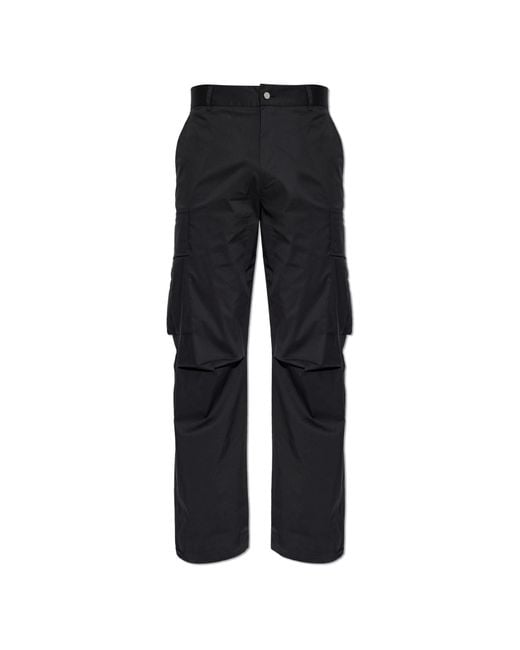 DARKPARK Black Cargo Trousers for men