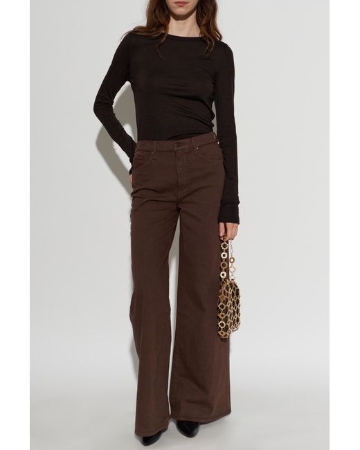 Mother Brown Jeans Trousers 'The Undercover Sneak'