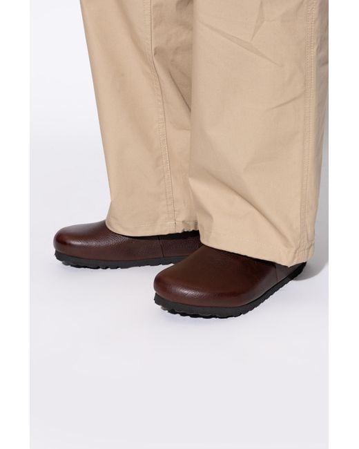 Birkenstock Brown 'London Wire Buckle' Shoes for men