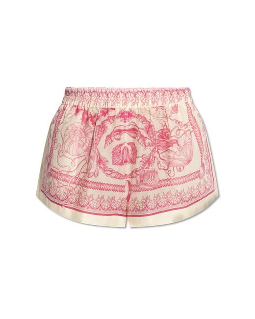 Versace Pink Beach Shorts