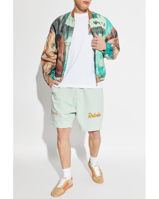 DSquared² Green Bomber Jacket for men