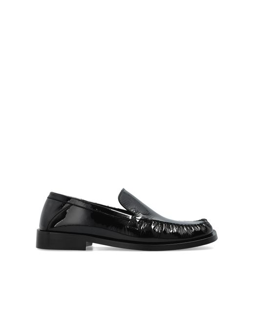 The Attico Black Leather Boots Charles