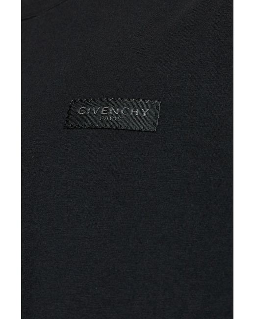 Givenchy Black T-Shirt With Logo for men