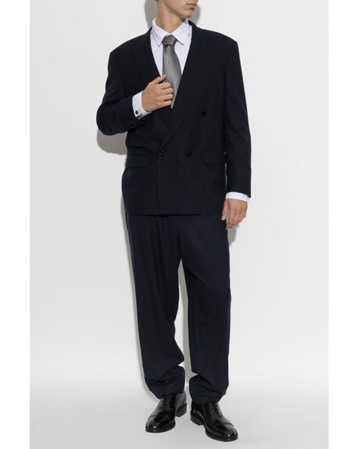 Giorgio Armani Black Wool Suit for men