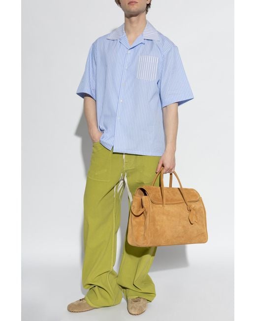 Marni Green Straight-Leg Jeans for men