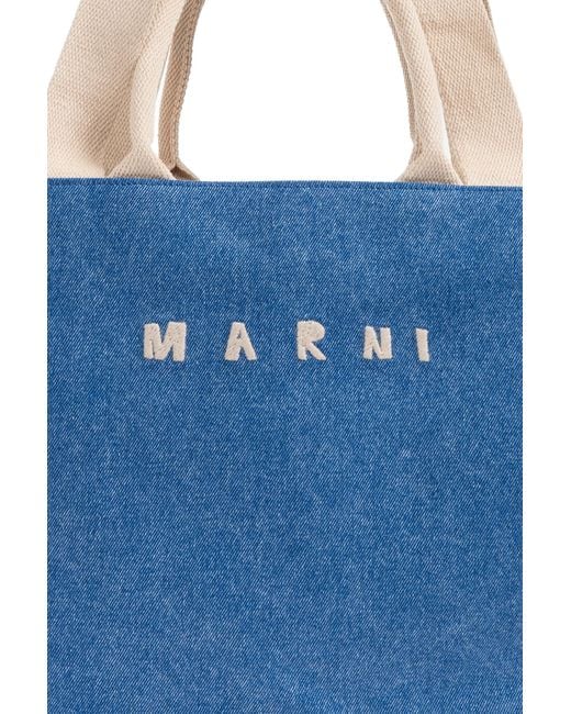 Marni Blue Shopper-Type Bag