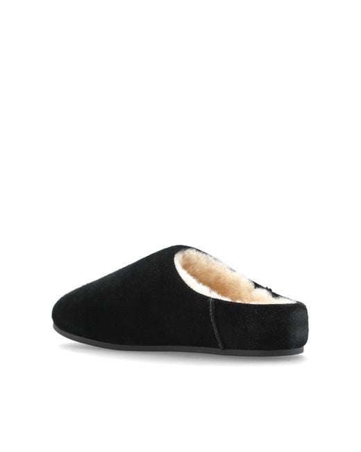 Ugg Black "Elea" Slides