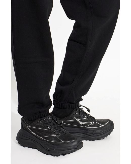 Hoka One One Black Stinson One7 Sports Shoes
