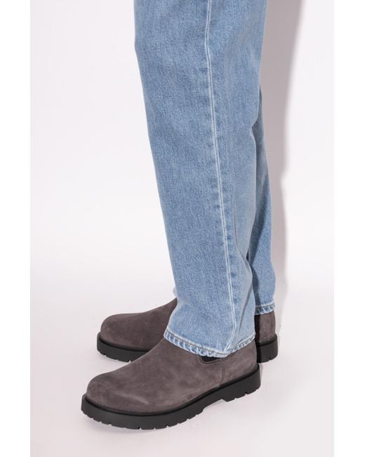 Birkenstock Black 'Highwood Slip On Mid' Ankle Boots for men