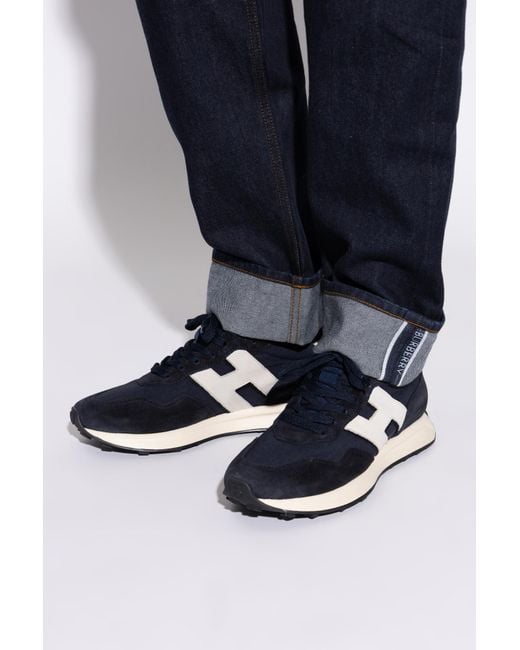 Hogan Black 'H601' Sports Shoes for men