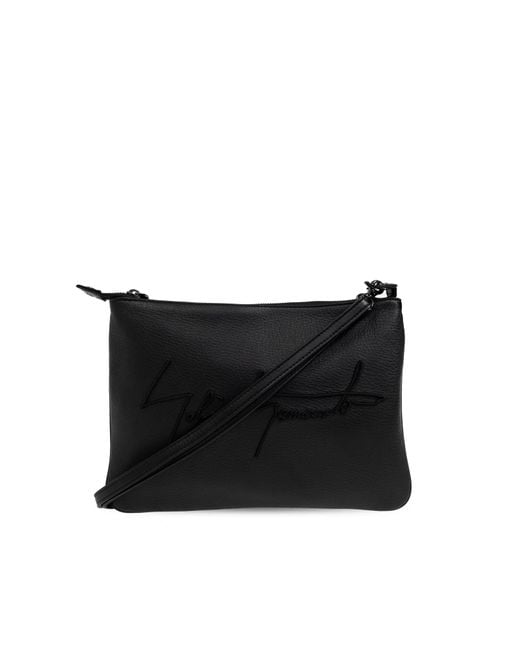 Discord Yohji Yamamoto Black Shoulder Bag With Logo for men