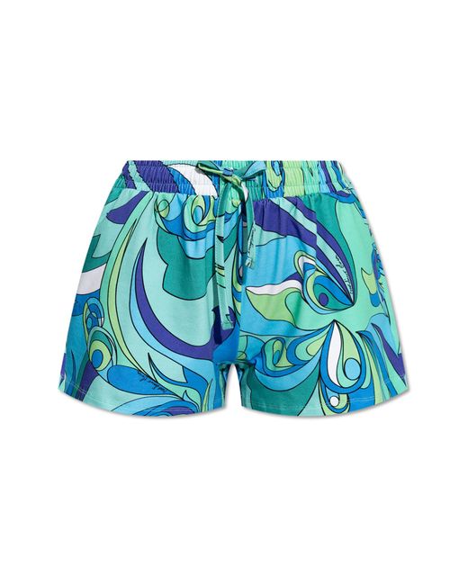 Moschino Blue Beach Shorts