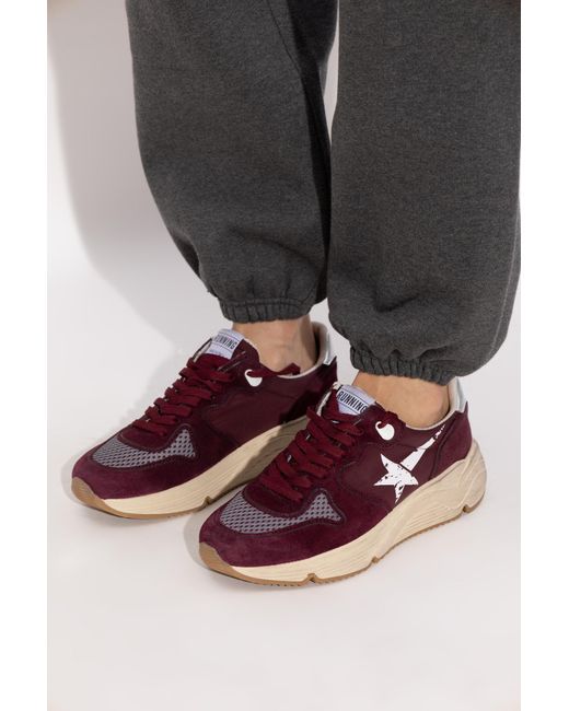 Golden Goose Deluxe Brand Brown "Running Sole With Printed Star" Sports Shoes
