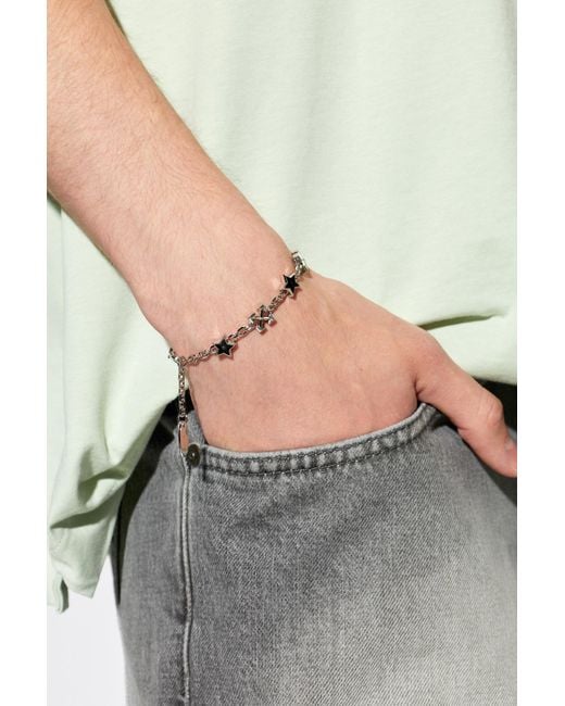 Off-White c/o Virgil Abloh Metallic Brass Bracelet for men