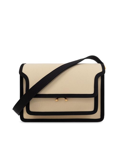 Marni Trunk Soft EW Shoulder Bag in Raw Sienna/Mocha – Hampden Clothing