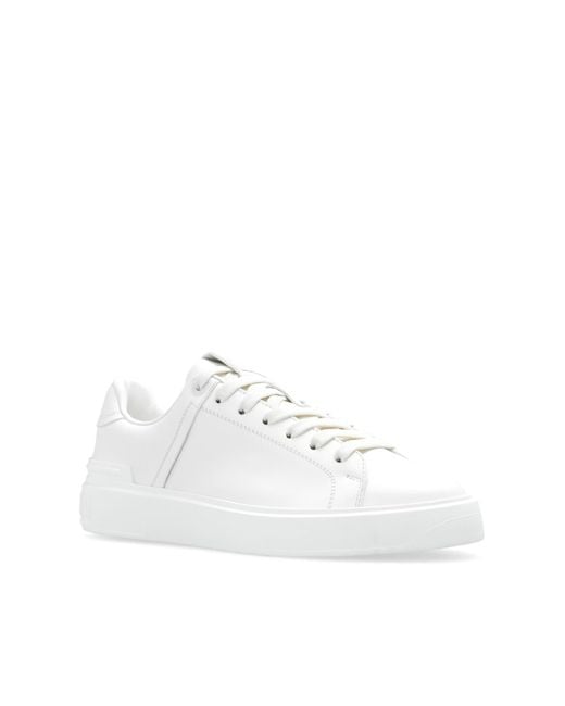 Balmain White 'b-court' Sneakers,