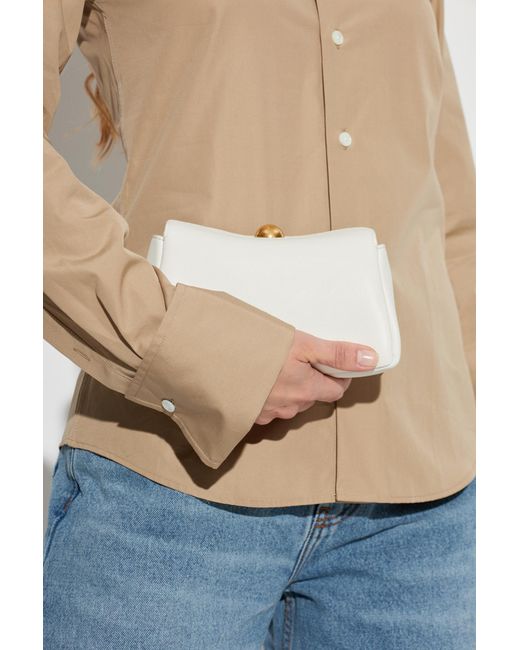AMI White 'Carrousel Mini' Shoulder Bag