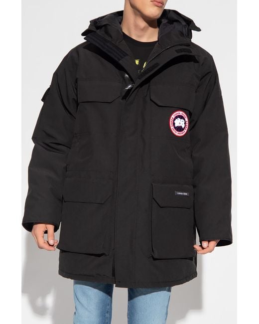 Canada Goose Black 'Expedition' Down Jacket for men