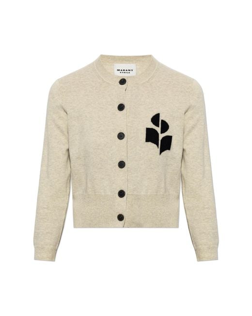 Isabel Marant Natural Cardigan 'Newton'