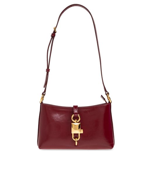 Dolce & Gabbana Red Shoulder Bag "Lock"