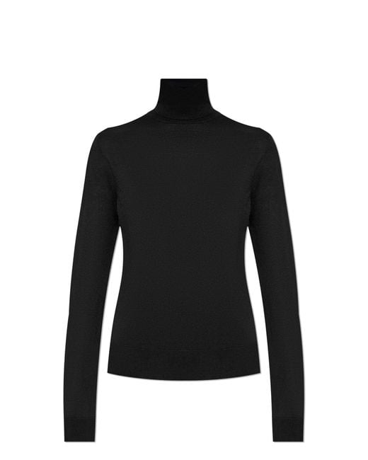 Dolce & Gabbana Black Cashmere Turtleneck
