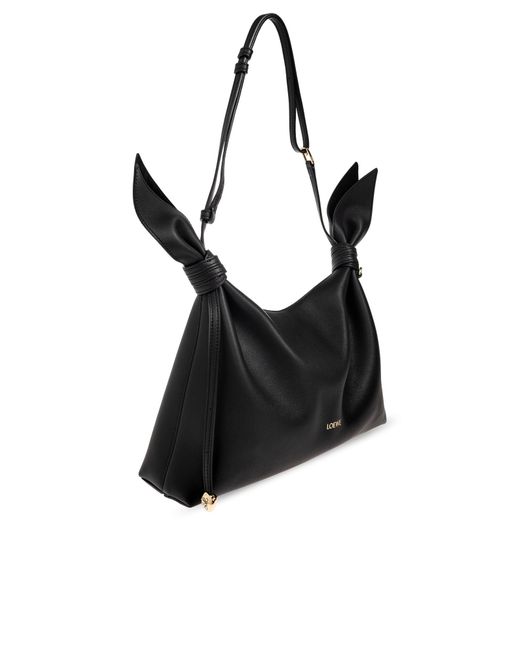 Loewe Black 'Scarf Medium' Bag