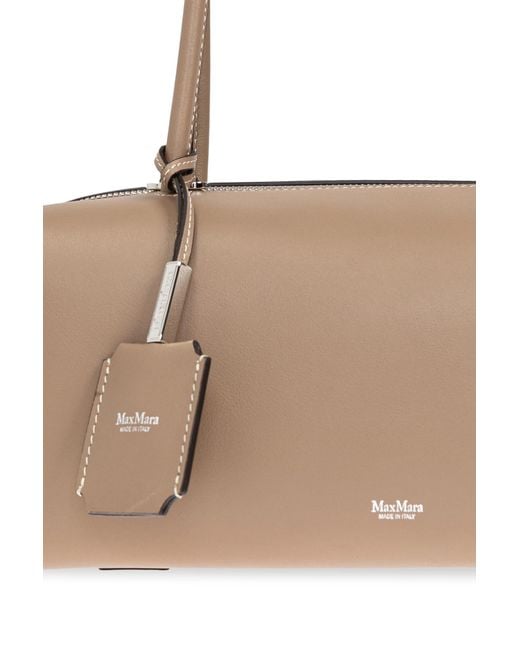 Max Mara White Shoulder Bag 'Holdallstring'