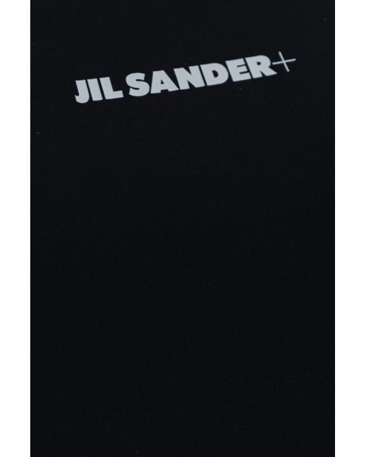 Jil Sander + Top With Logo in Black | Lyst Canada