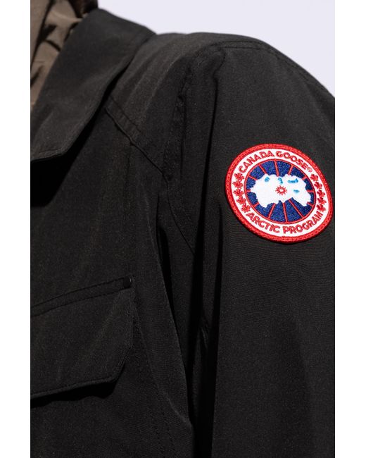 Canada Goose Black 'burnaby' Lightweight Jacket, for men
