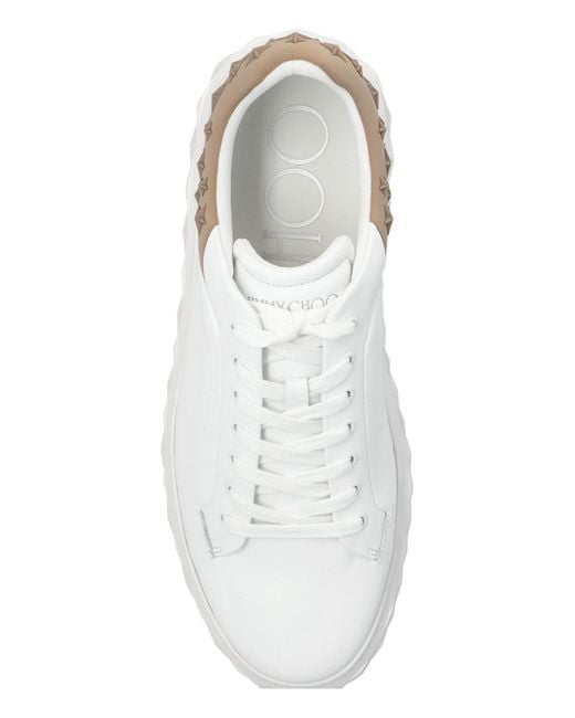 Jimmy Choo White Sports Shoes "Diamond Maxi" for men