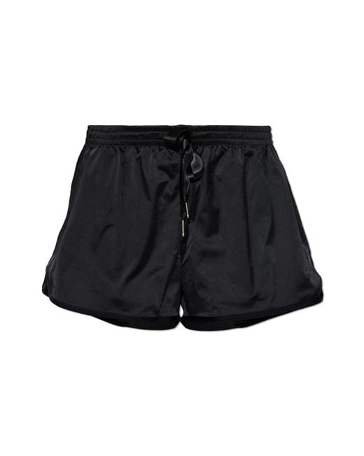 Adidas Originals Black Satin Shorts