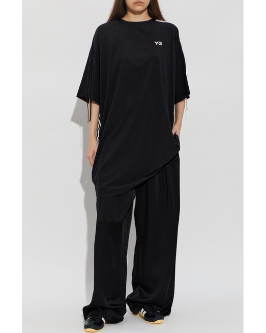 Y-3 Black Loose-Fit Dress