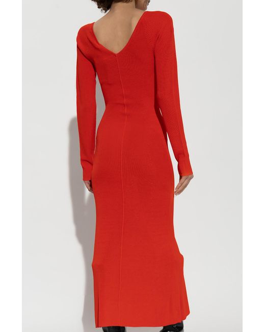 Gestuz Red ‘Monagz’ Form-Fitting Dress