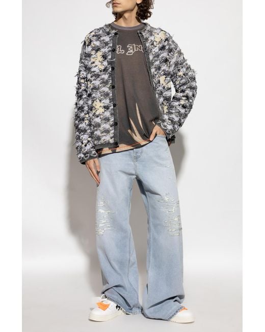 DIESEL Gray Long-Sleeve T-Shirt 'T-Boxt-Ls-Show' for men