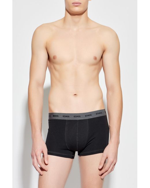 DIESEL Black Three-Pack Of Boxer Shorts 'Damien-Utlt-3Pack' for men