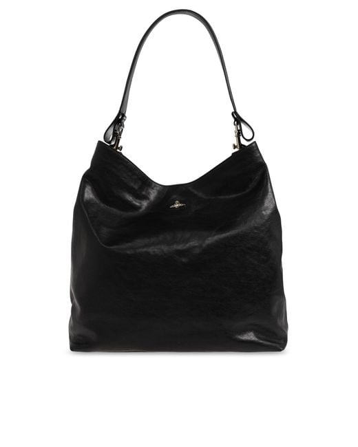 Vivienne Westwood Black 'Lottie Large' Bag